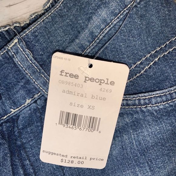 Free People Relaxed Fit Jeans Size XS NWT - Picture 3 of 7